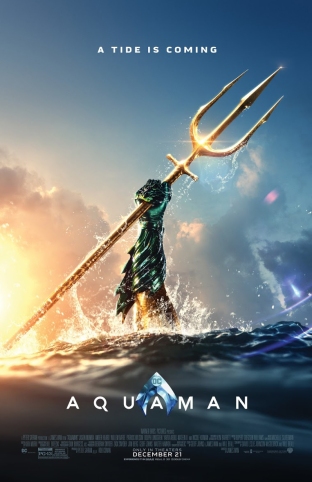 Aquaman Teaser poster tide is coming